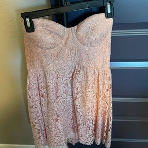 JULIETTE MINI DRESS IN SORBET PINK